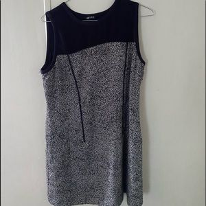 Black and white dress